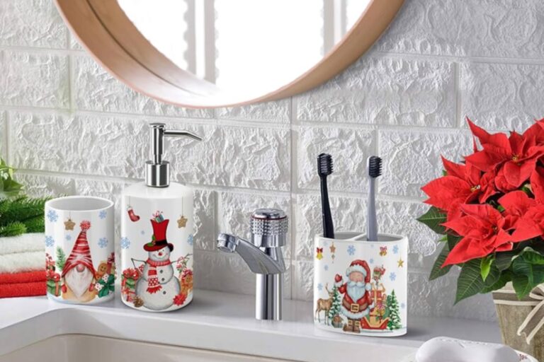 Cómo decorar el baño para Navidad?