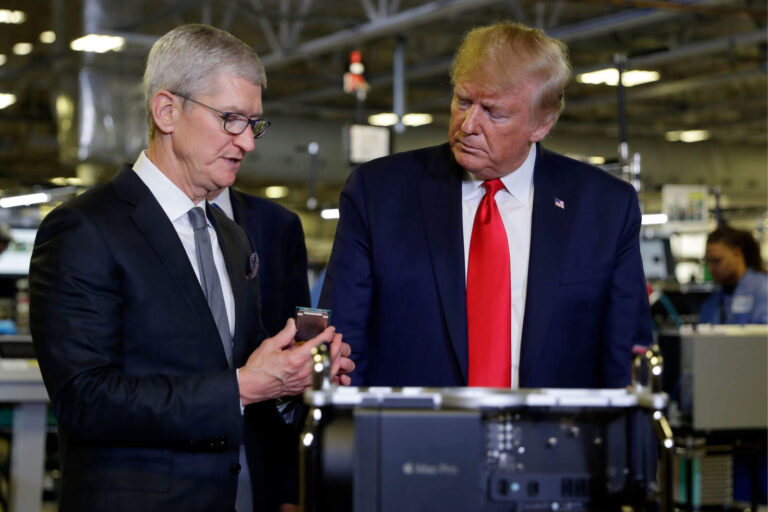 El CEO de Apple hará una gran donación al comité de inauguración de Trump