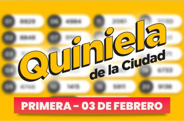 Quiniela Nacional: resultados del sorteo de la Primera de hoy, lunes 3 de febrero