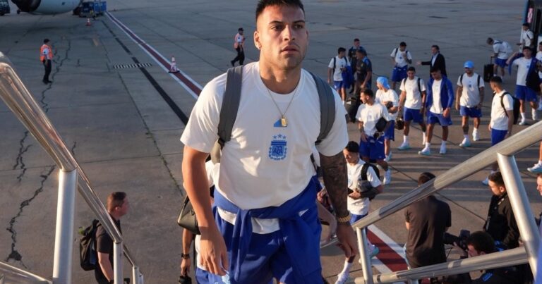 Lautaro Martínez se sumó a la Selección tras la derrota en la Champions