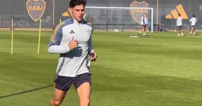 Pellegrino y Braida se entrenaron en Boca Predio: cuándo viajan a Miami?