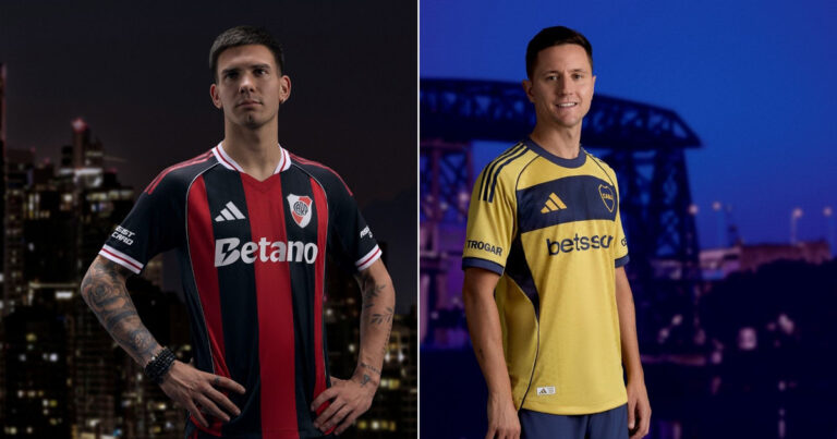 Así son las nuevas camisetas que usarán River y Boca en el Mundial de Clubes 2025