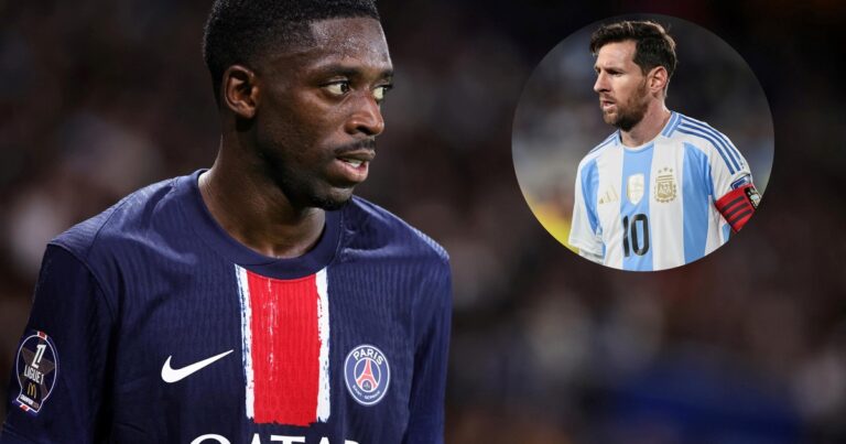 Dembelé, candidato al Balón de Oro, insiste con que Messi sigue siendo el mejor de todos