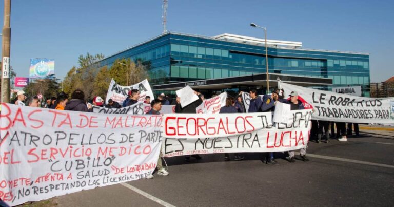 Georgalos, planta Victoria. Reincorporación ya de los despedidos