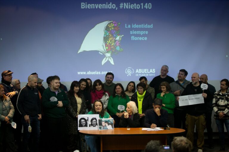 Un triunfo de la lucha por memoria, verdad y justicia: el nieto 140 recuperó su identidad