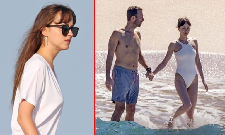 A dónde se fue de vacaciones Dakota Johnson tras separarse de Chris Martin