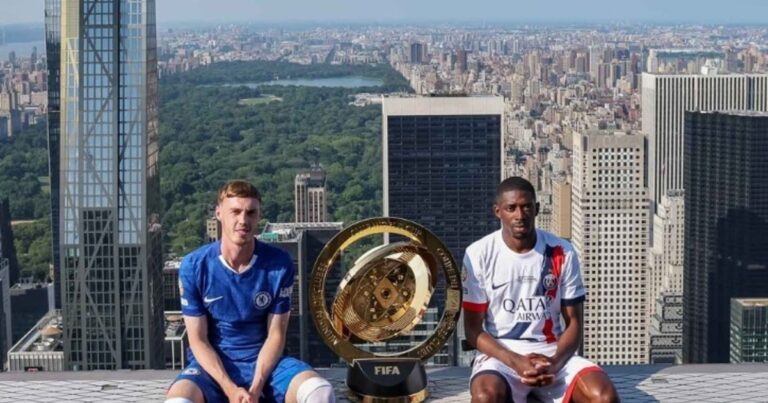 Video: el peligroso backstage de la foto de la previa de la final del Mundial de Clubes