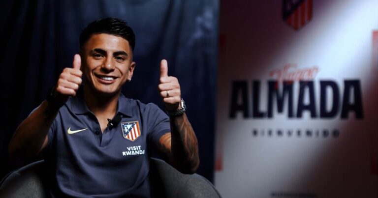 Thiago Almada: «Le voy a dar todo mi corazón al Atlético»