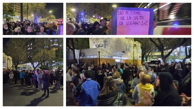 Vecinos de Lugano 1 y 2 y Piedrabuena denuncian el cierre de las guardias de los CeSAC 3 y 7
