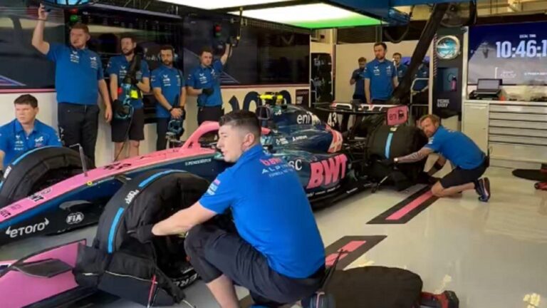Falla mecánica de Alpine provocó que Franco Colapinto genere la primera bandera roja en los test de Bahréin