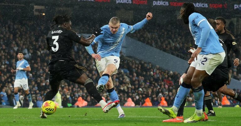Manchester City sigue la cacería del Arsenal: no tuvo piedad con el Fulham y Haaland quedó más cerca de su propio récord goleador en la Premier League